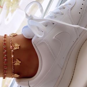 Butterfly anklet set